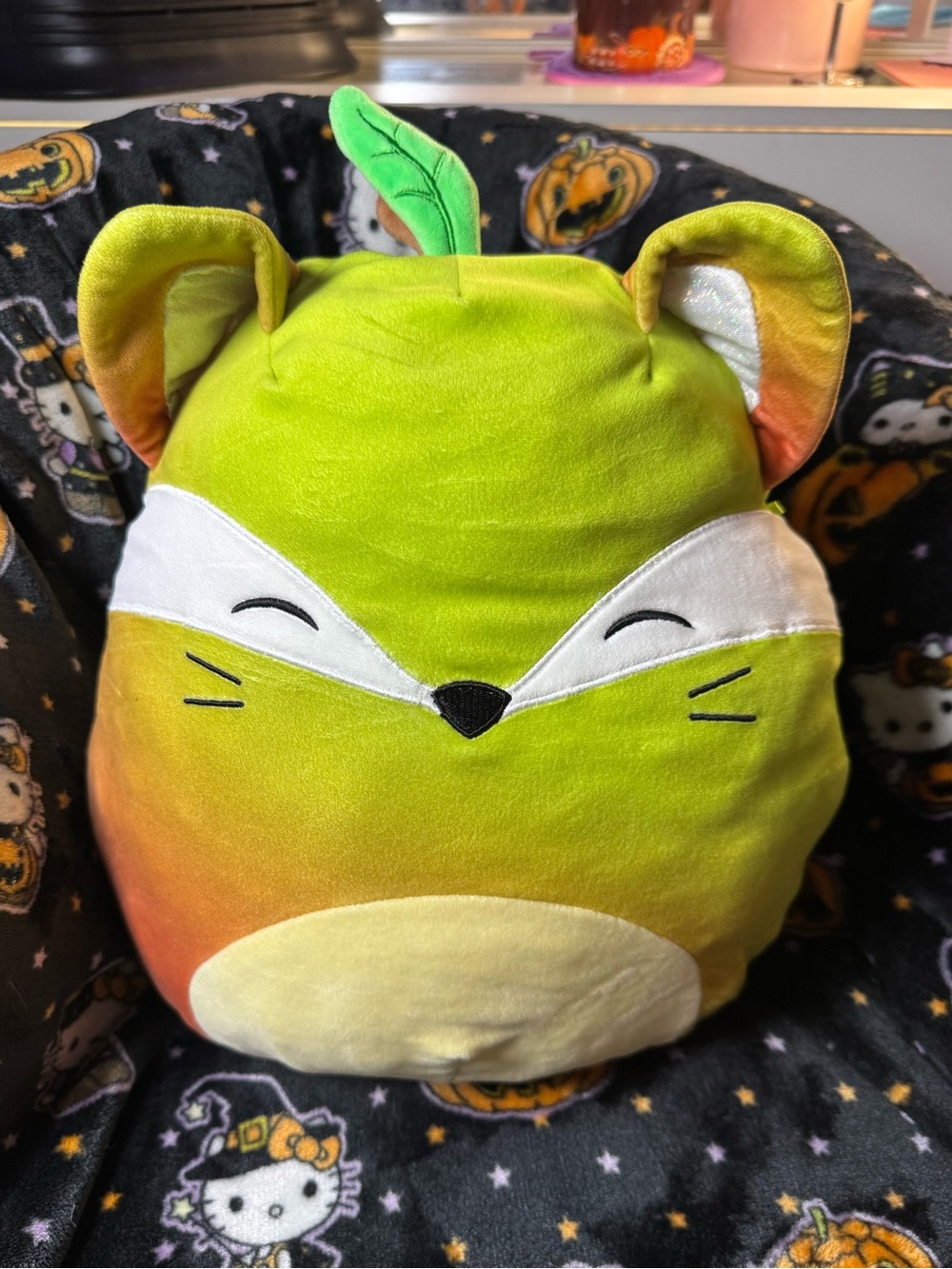14” Fifi the pear fox squishmallow.